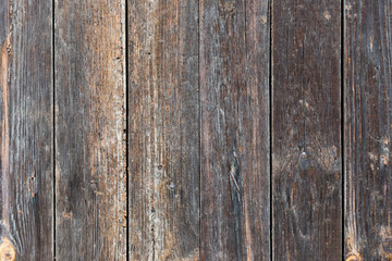 Texture of vertical old painted wooden boards for background and design