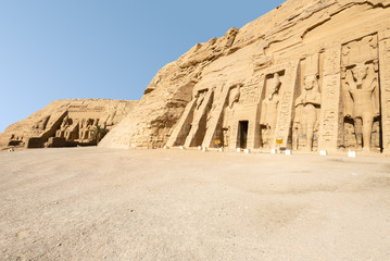 Temple of Ramses and Temple of Nefertari, Abu Simbel, Egypt