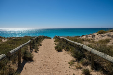 Obraz premium Mauritius Beach, Cape Range NP, Australia