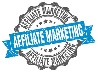 Obraz premium affiliate marketing stamp. sign. seal