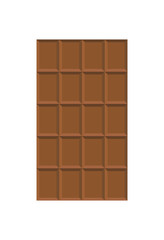 Chocolate bar vector.