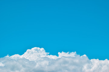 Blue sky with cloud.