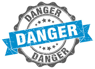 Fototapeta premium danger stamp. sign. seal