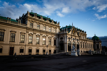 Fototapeta na wymiar Belvedere Schloss, Wien