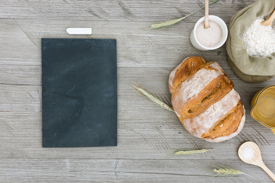 Homemade sourdough bread