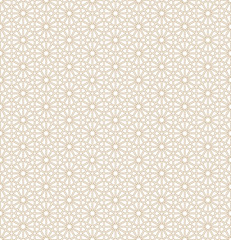 Seamless pattern based on Japanese ornament Kumiko