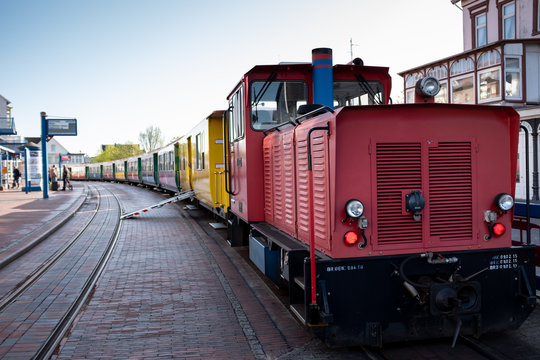 Borkumer Kleinbahn am Bahnhof Innenstadt