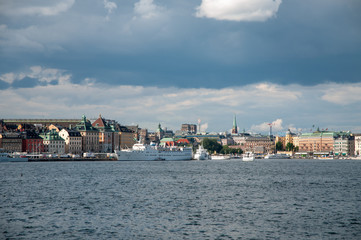 Naklejka premium City Life in Stockholm