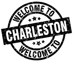 welcome to Charleston black stamp