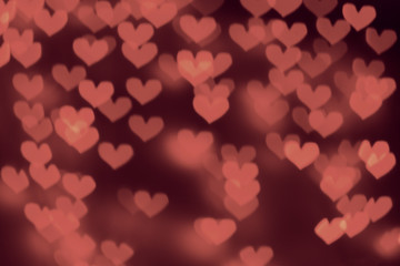 pink vintage heart background with hearts