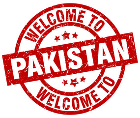welcome to Pakistan red stamp