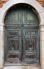 Fototapeta na wymiar Old Door in Murano italy