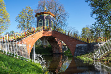 Bridge across canal in Alexander's park