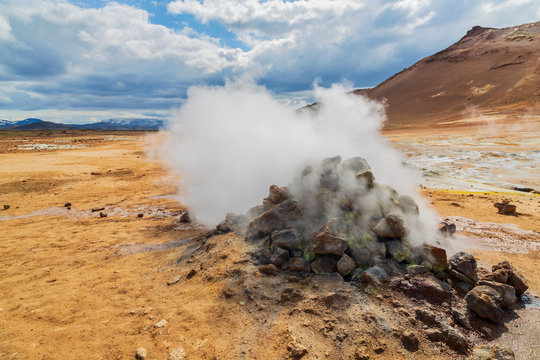 Hverir hot springs, Iceland