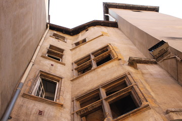 Verlassenes Stadthaus in Lyon