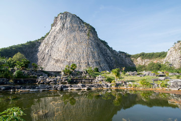 THAILAND PATTAYA BUDDHA CLIFF KHAO CHEE CHAN