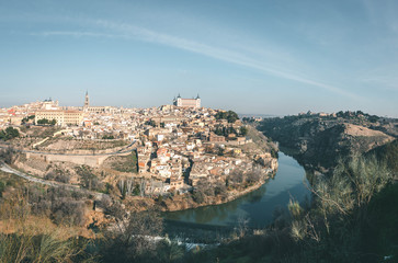 Fototapeta na wymiar Beautiful day in Toledo, Spain