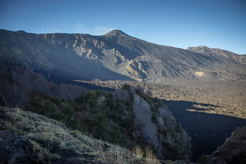 Fototapeta premium Beautiful view of Volcano Etna, Sicily travel tour