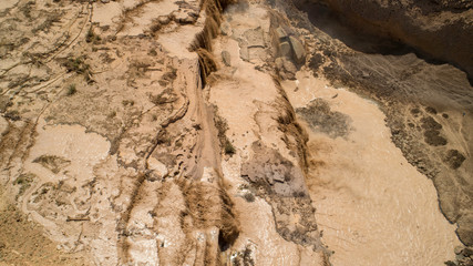 Chocolate Falls or Grand Falls, Arizona by Drone