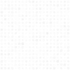 Abstract seamless pattern of small circles or pixels in various sizes in white colors