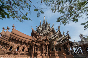 Naklejka premium THAILAND PATTAYA SANCTUARY OF TRUTH