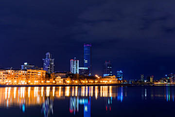 Fototapeta premium night view to Ekaterinburg