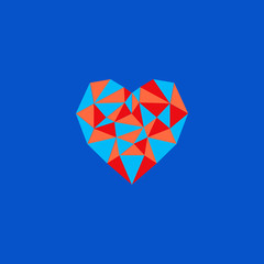 polygonal heart of triangles