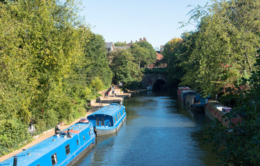 Canal in East London UK
