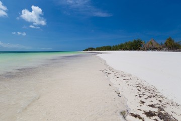 Obraz premium Zanzibar, landscape sea, white sand