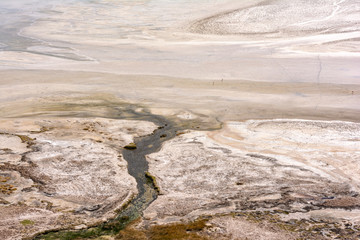 Fototapeta na wymiar Laguna en el desierto Chile
