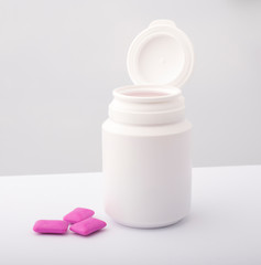 clean plastic packaging bubble gum for your design. Mockup