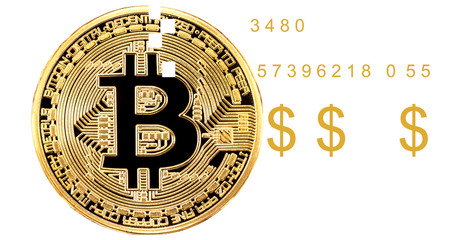 Golden bitcoin as a new virtual money