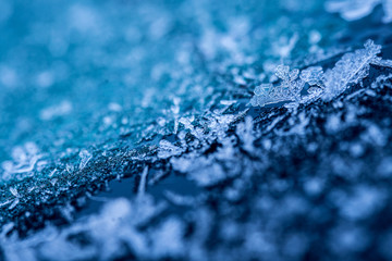 Obraz premium frost on glass