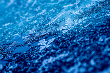 Obraz premium frost on glass