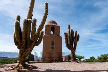 Tower of Santa Bárbara. Humahuaca, Jujuy, Argentina.