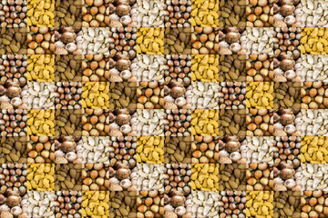 hazelnuts coconut cashew almonds lots of nuts assorted source of protein varied set background base menu web design