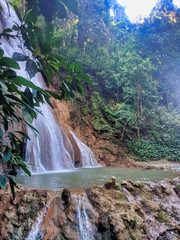 waterfall in forest