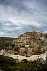 Vertical View of the City of Matera