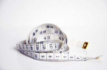 White cm on a white background