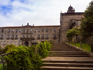 Convento de San Francisco en la ciudad de Pontevedra, verano de 2018