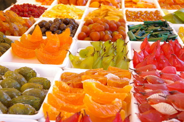 fruits confits 