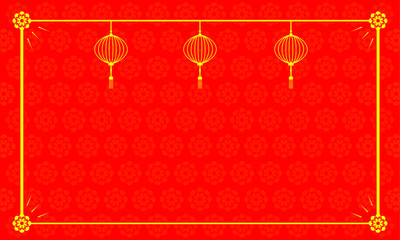 vector, chinese new year, graphic, design, concept, pattern, gold, art, wallpaper, lunar new year, 2019, china, culture, illustration, flower, asia, asian, abstract, card, chinese, red, decoration, el