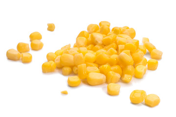 Kukuruza on white background