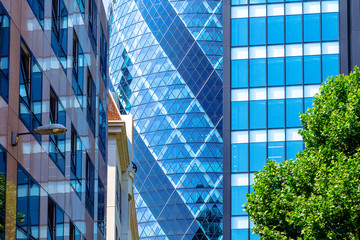Modern architecture in London city, United Kingdom