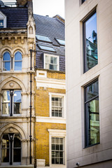 Fototapeta na wymiar Old and new architecture in London, UK