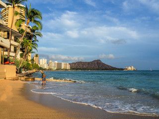 Waikiki Beach at Sunset