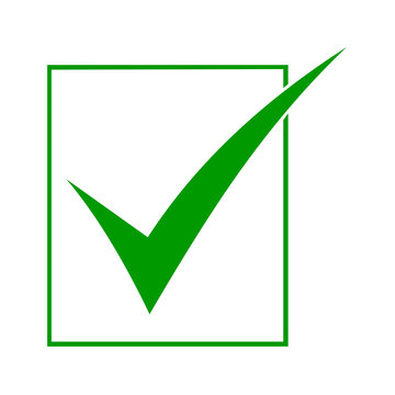 Green check mark icon