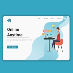 Landing page template