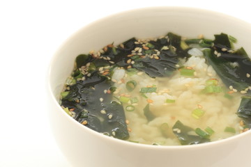 Korean food,, Seaweed soup