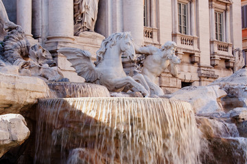 Fontana di Trevi - statue detail